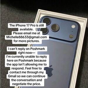 Apple iPhone 17 Pro Unlocked – Clean & Working Perfectly